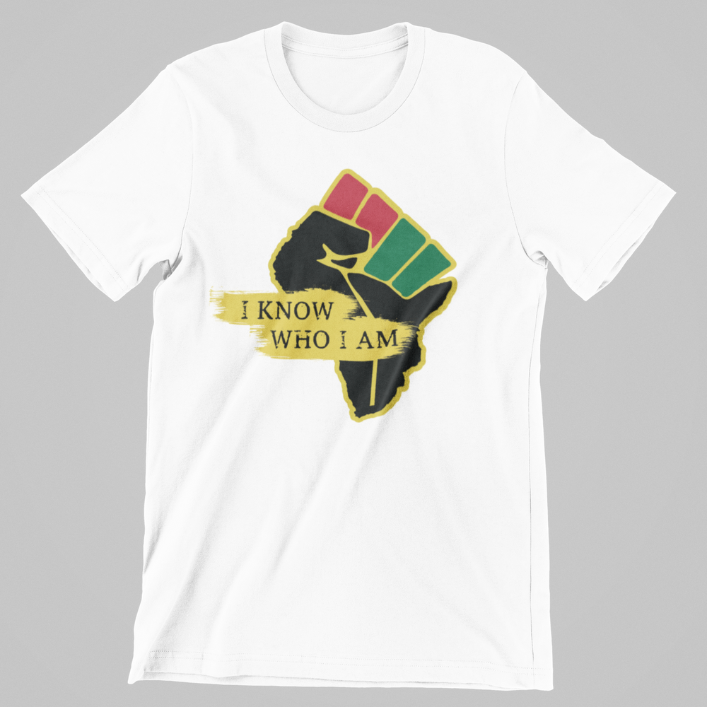 
                  
                    Load image into Gallery viewer, Special Embroidered Patch Africa Unisex tee 4.5 oz. (US) 7.5 oz (CA), 100% preshrunk ring spun cotton/polyester t-shirt, semi-fitted, high stitch density, seamless double needle 3/4&amp;quot; collar, taped neck and shoulders, rolled forward shoulders, double needle sleeve and bottom hems, quarter-turned to eliminate center crease.
                  
                