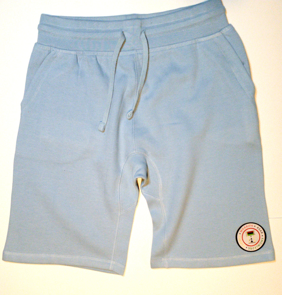 
                  
                    Load image into Gallery viewer, Unisex fleece Shorts 50% polyester 50% cotton. Light weight and breathable material great for the summer time, stitched seam, with (3) pockets two sides and one back.
                  
                