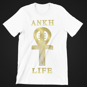 
                  
                    Load image into Gallery viewer, MAi9 Unisex T Ankh Life design $35
                  
                