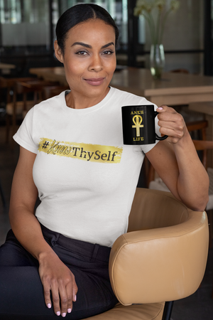 
                  
                    Load image into Gallery viewer, MA22: KnowThySelf Mug with Color Inside $17.50
                  
                