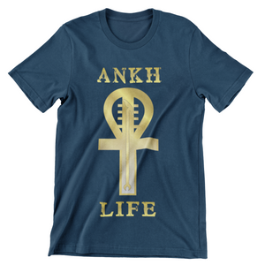 
                  
                    Load image into Gallery viewer, MAi9 Unisex T Ankh Life design $35
                  
                