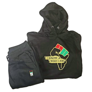 
                  
                    Load image into Gallery viewer, MAi23: Black Hoodie Jogger Sets $85
                  
                