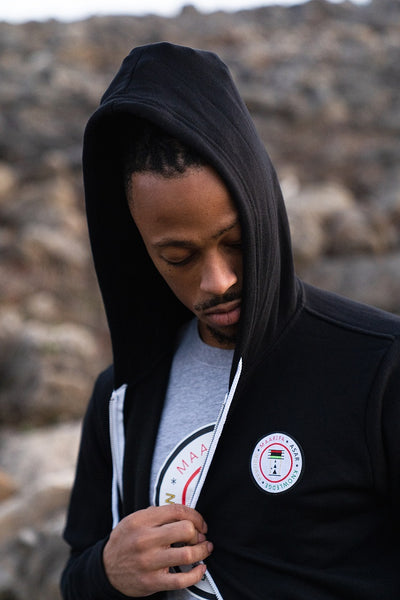 MAi2 Full Zip Stitched Hoodie $75 – MAARIFA * ASAR MAi2 Full Zip Stitched Hoodie $75 – MAARIFA * ASAR