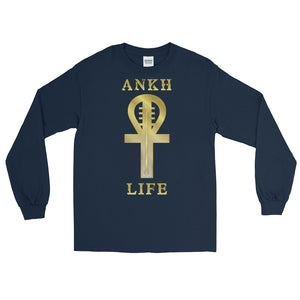 
                  
                    Load image into Gallery viewer, MA35: Ankh Life Long Sleeve Shirt $65
                  
                
