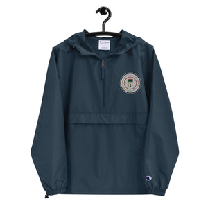 
                  
                    Load image into Gallery viewer, MA26: Embroidered Packable Jacket Official Logo $95
                  
                