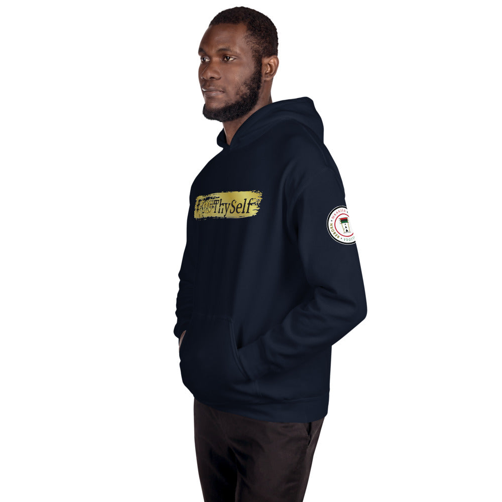 
                  
                    Load image into Gallery viewer, MA30: KnowThySelf Africa 3 print Hoodie $85
                  
                